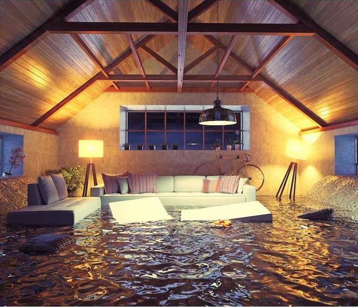 flood in attic